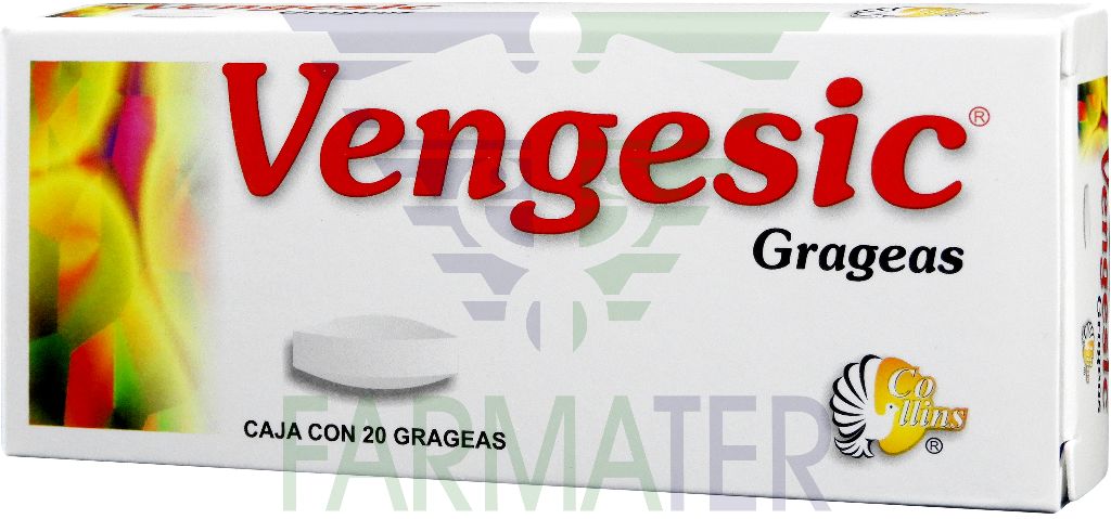 VENGESIC 100/0.5/200/200MG GRAG C/20 *COL* N R